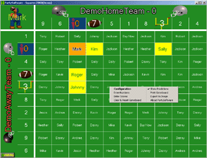 View Larger Image of Football Squares Screen Shot - Right Click Menu